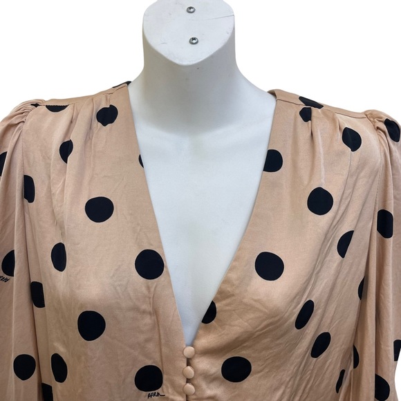 AFRM Rexy Button Front Thong Bodysuit Size Small - Picture 7 of 14